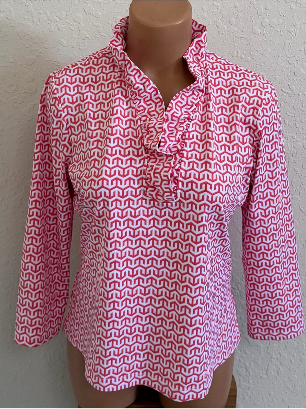J.McLaughlin Durham Ruffle Top - Picture 1 of 5
